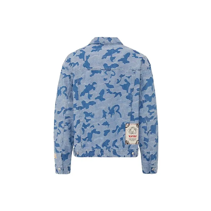 EVISU SS21 Denim Jacket Men's Blue-1
