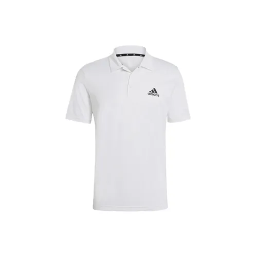 Adidas Polo Shirts Men White