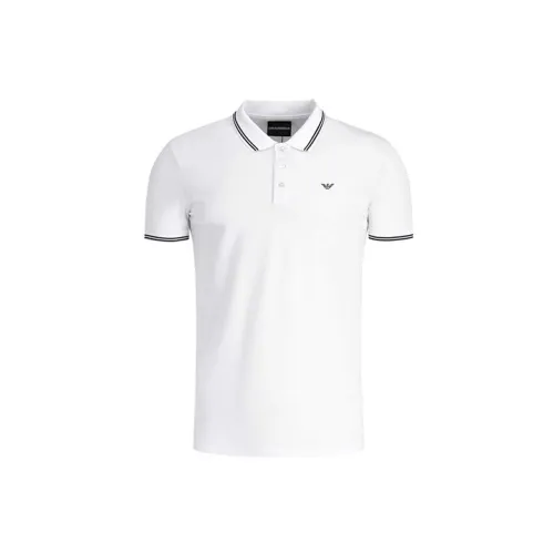 EMPORIO ARMANI Polo Shirts Men White