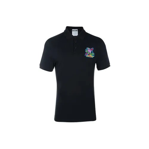 MOSCHINO Polo Shirts Men Black