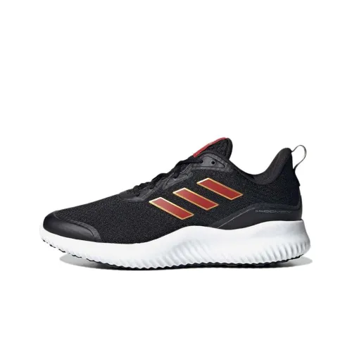 Adidas Alphacomfy Running Shoes Unisex Low-Top Black/Red