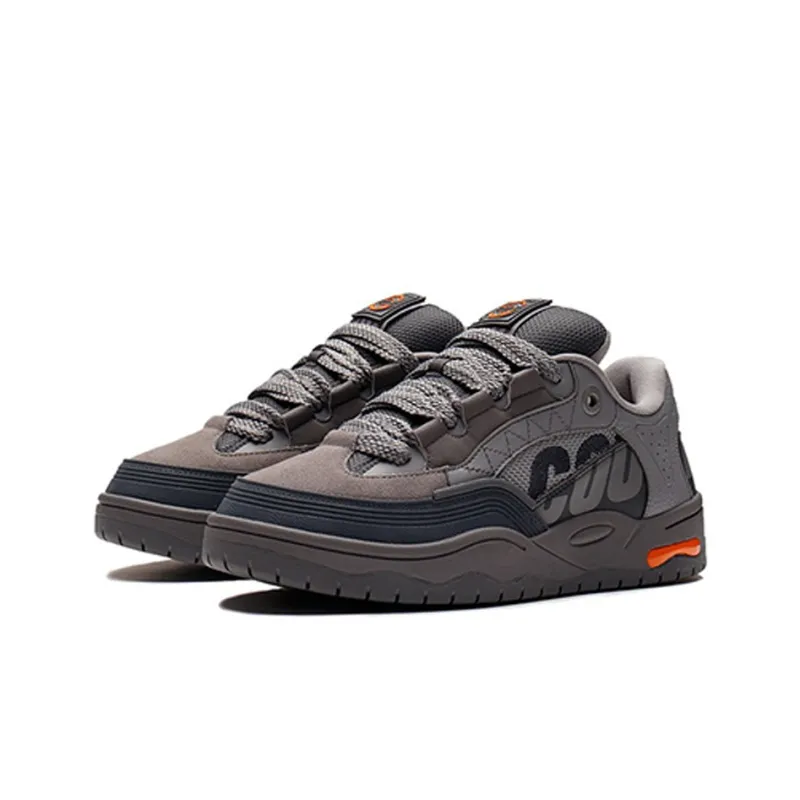 LiNing CF Tracing Cushioning Low Top Sports Casual Shoes Men's Gray-2