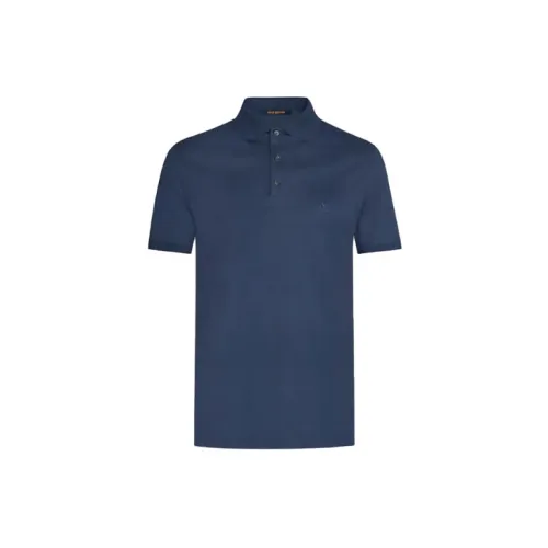 LOUIS VUITTON New Quarterly Products Of LV Polo Shirts Men Navy Blue