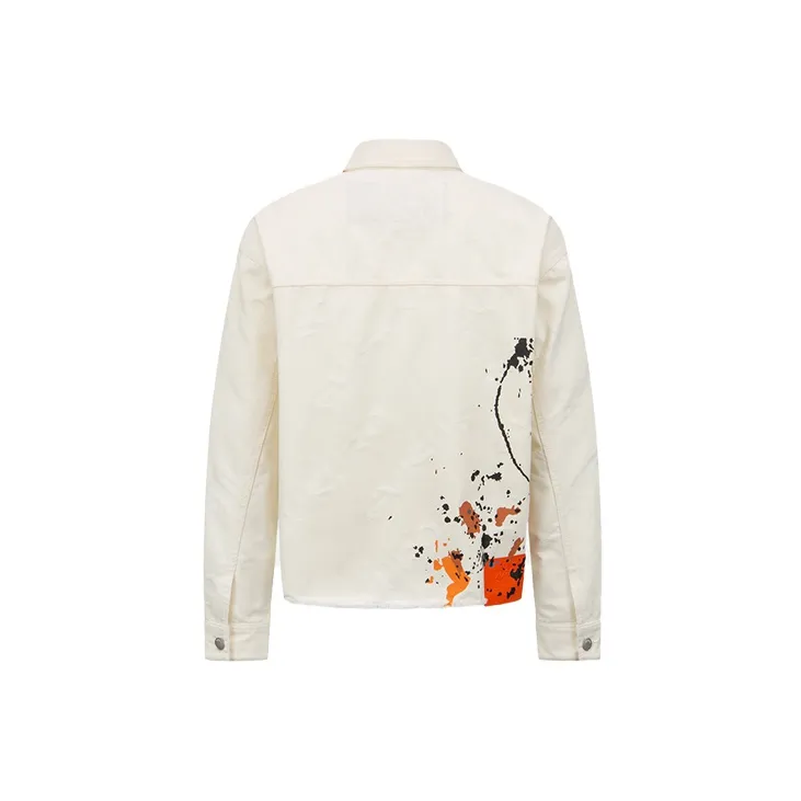 EVISU Denim Jackets Men Ecru-1