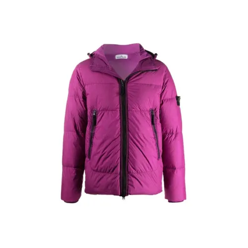 STONE ISLAND Down Jackets Men Purple