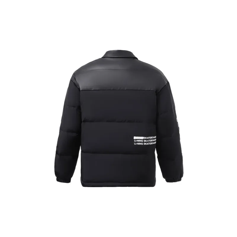 LiNing Skateboard Down Jacket Men's Black-1