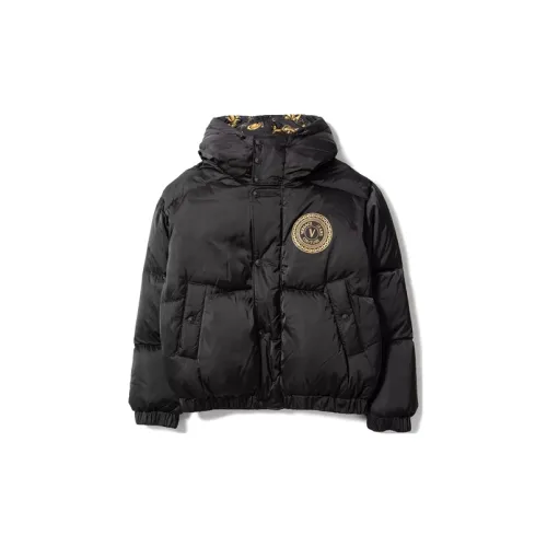 VERSACE JEANS COUTURE Down Jackets Men Black