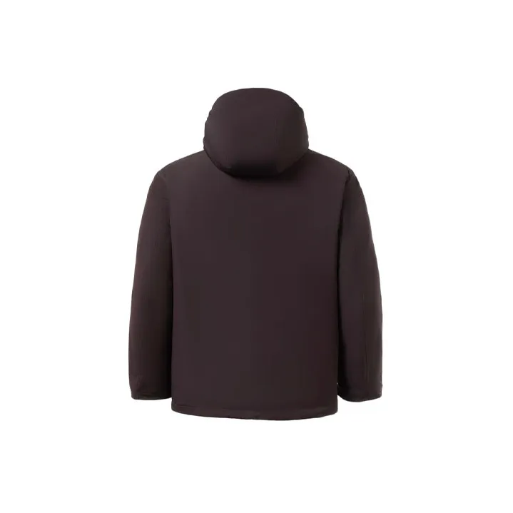 LiNing Down Jacket Men's Tan Black-1