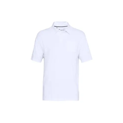 Under Armour Charged Polo Shirts Men White