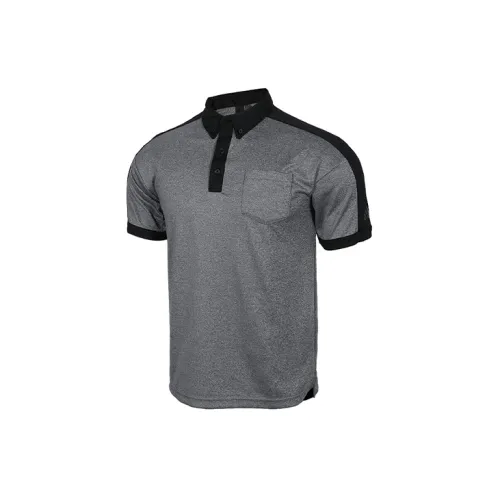 Adidas Polo Shirts Men Dark Gray