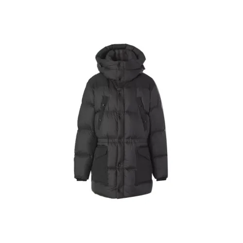 Burberry Logo Applique Nylon Puffer Coat 