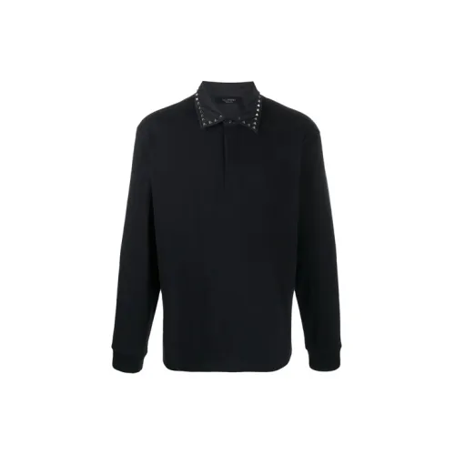 Valentino Polo Shirts Men Black