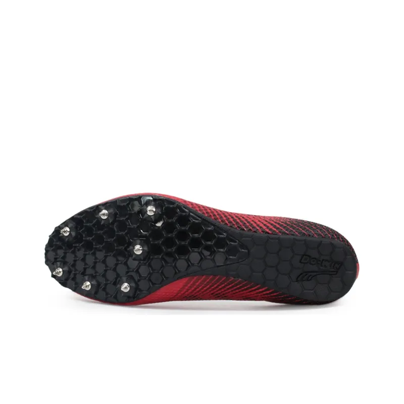DO WIN Anti Slip And Wear Resistant Lightweight Low Top Running Shoes Unisex Red-4