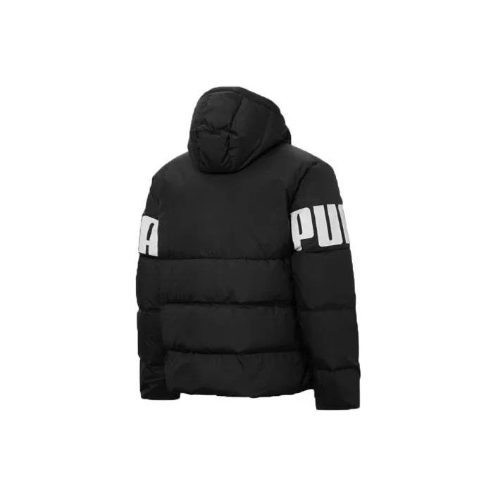 PUMA ESS Printed Down Jackets Men Black-1