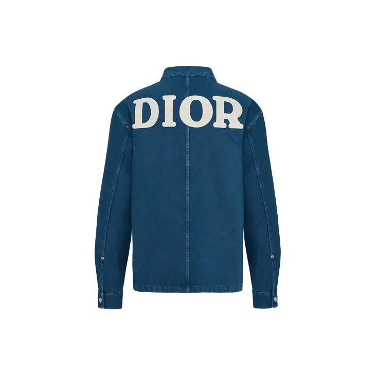 DIOR Dior Quarterly New Products Denim Jacket Men's Blue-1