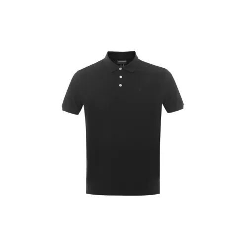 EMPORIO ARMANI Polo Shirts Men Black