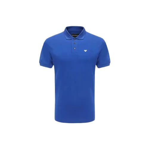 EMPORIO ARMANI Polo Shirts Men Blue