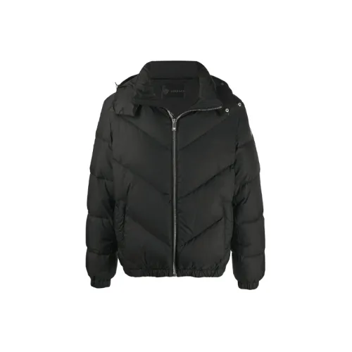 VERSACE Down Jacket Men Black