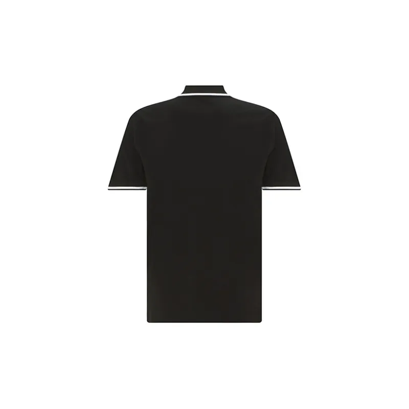 EMPORIO ARMANI EA7 SS22 Polo Shirt Men's Black-1