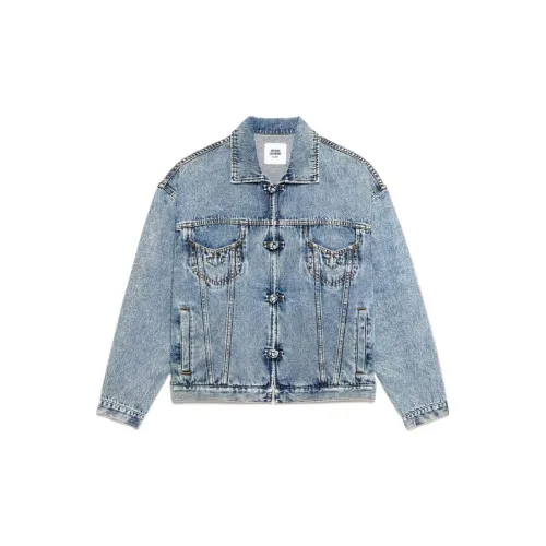 Opening Ceremony Denim Jackets Men Blue