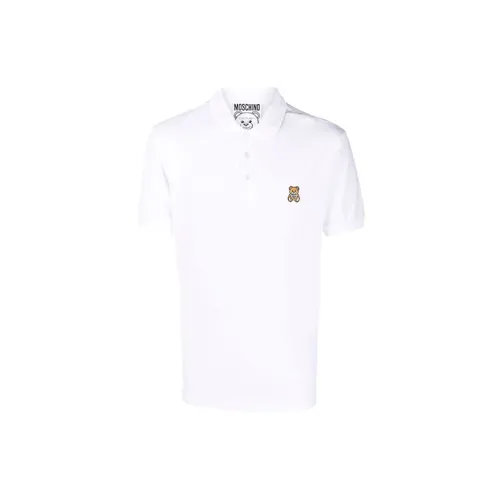 MOSCHINO Polo Shirts Men White