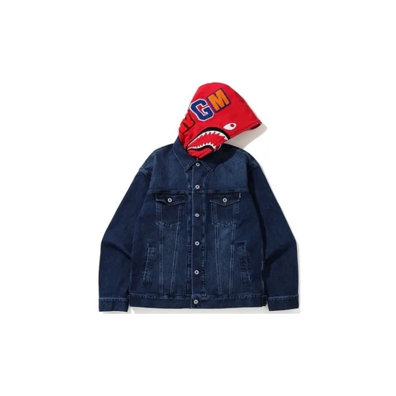 A BATHING APE Denim Jacket Unisex-4