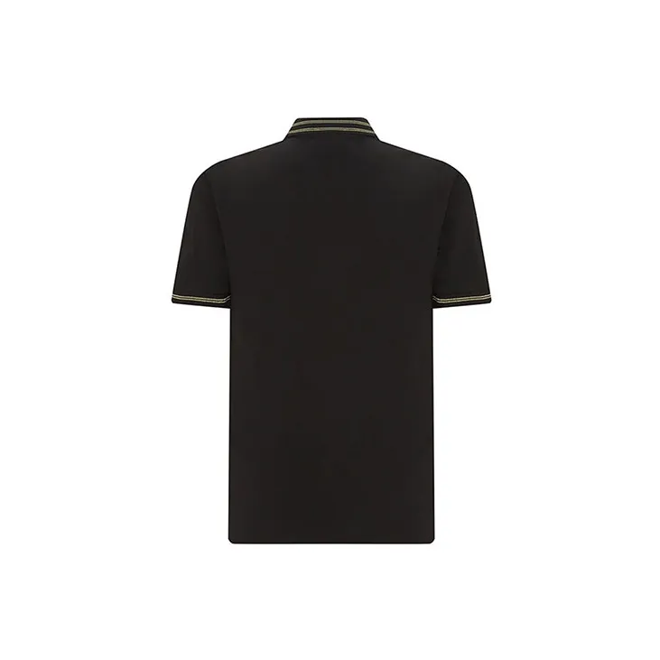 VERSACE JEANS COUTURE Polo Shirts Men Black-1