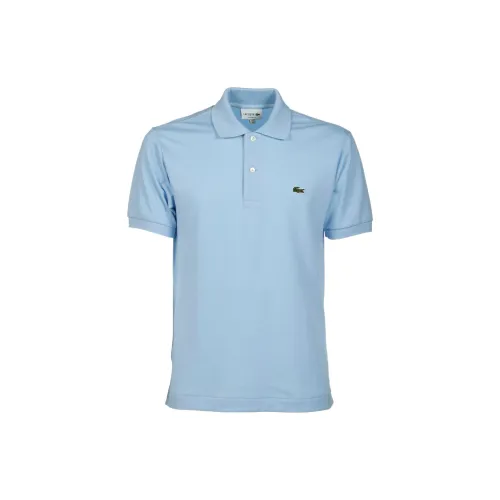 LACOSTE Polo Shirts Men Light Blue