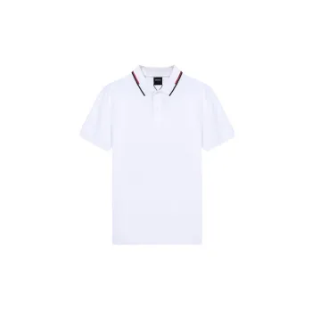 HUGO BOSS Short Sleeved Polo Shirt Men's White
