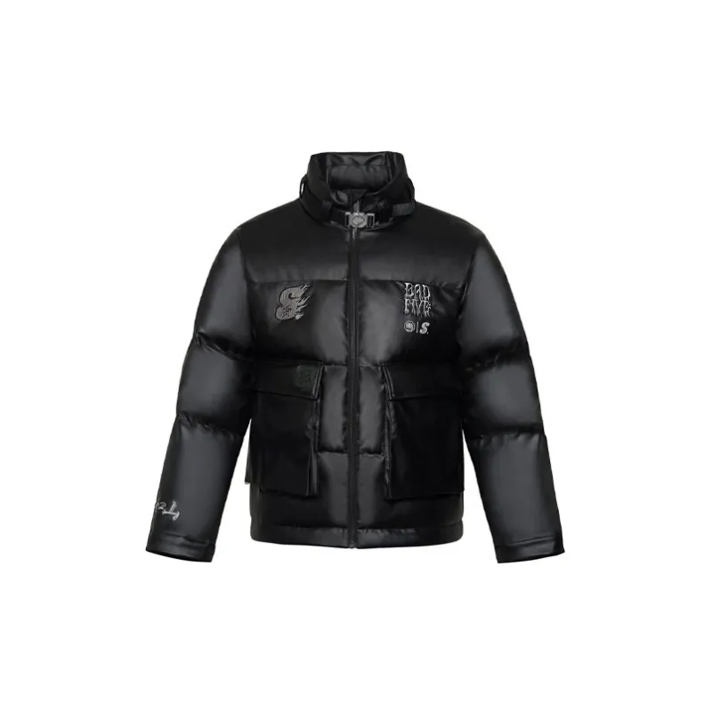LiNing Badfive Down Jacket Winter Men's Black-1