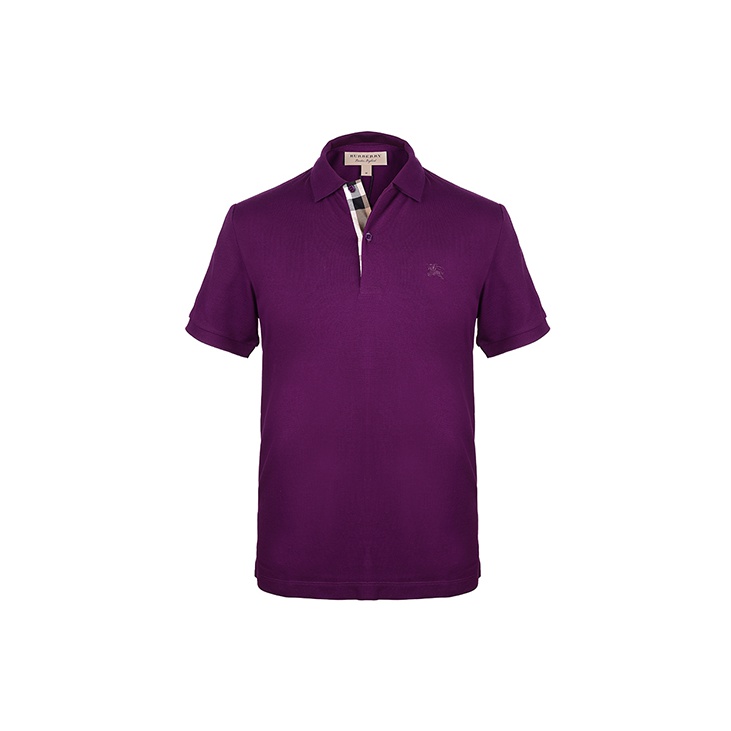 Burberry polo shirt shops mens purple