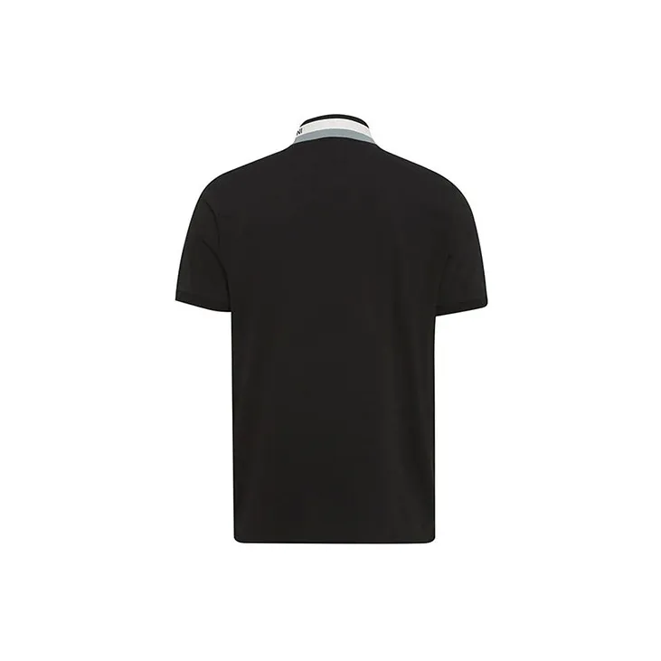 EMPORIO ARMANI Polo Shirts Men Black-1