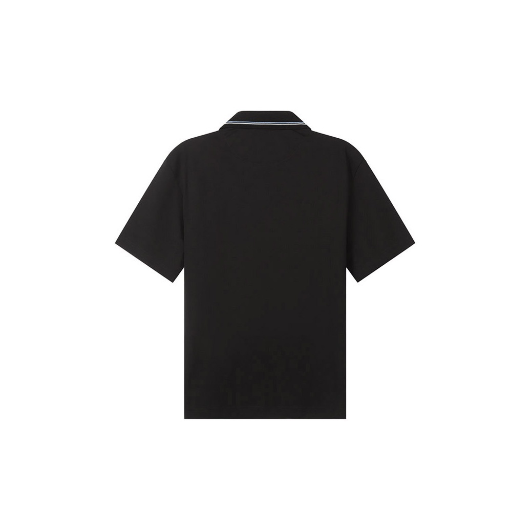 PRADA Polo Shirts Men Black POIZON