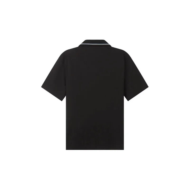 PRADA SS22 Polo Shirt Men's Black-1