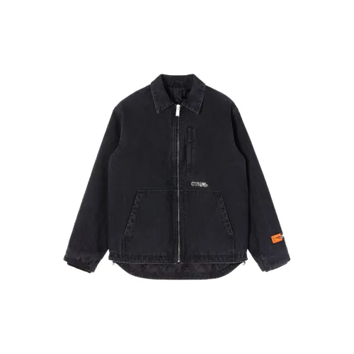 HERON PRESTON Canvas Jacket 'Black'