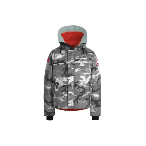 Canada Goose Down Jackets Unisex White Camouflage