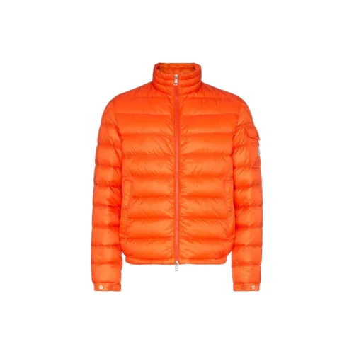 Moncler Down Jackets Men Orange-Orange