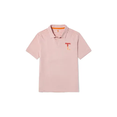 Timberland Polo Shirts Men Light Pink