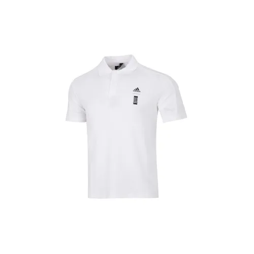 Adidas Polo Shirts Men White