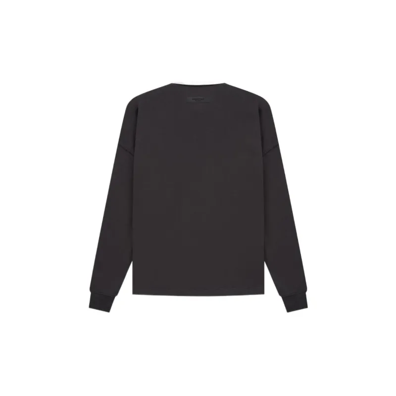 Fear of God Essentials 1977 Series Polo Shirt Men Black Iron XL