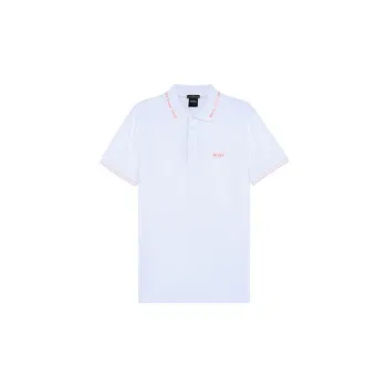 HUGO BOSS Short Sleeved Polo Shirt Men's White