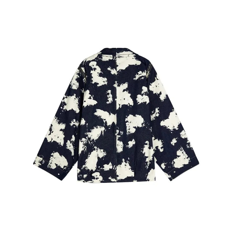 Cheng Jin Yi Bureau Denim Jacket Men's Blue-1