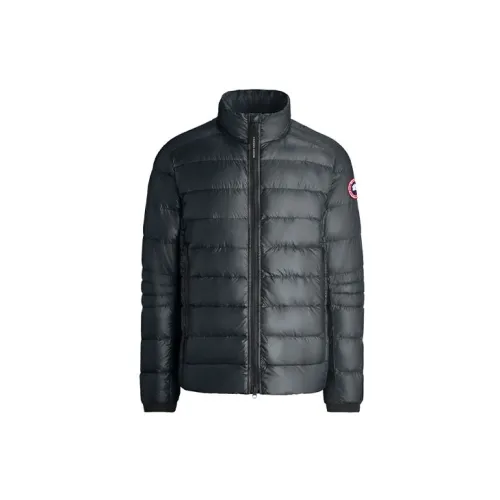 Canada Goose Crofton Down Jackets Men Charcoal Black