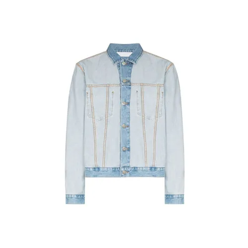 Helmut Lang Denim Jackets Men Blue