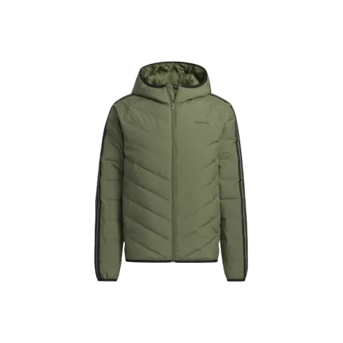 Adidas Neo Down Jackets Men Dark Olive Green