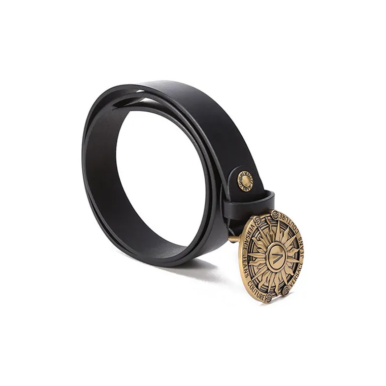 VERSACE JEANS COUTURE Leather Belts Men Black-1