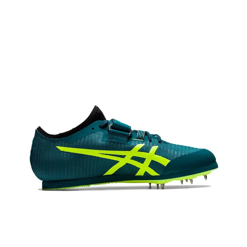 Asics Long Jump Pro 3 'Teal Neon Yellow'-1