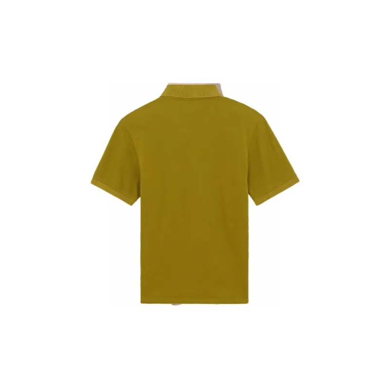 Maison Kitsune Polo Shirts Men Brown Green-1