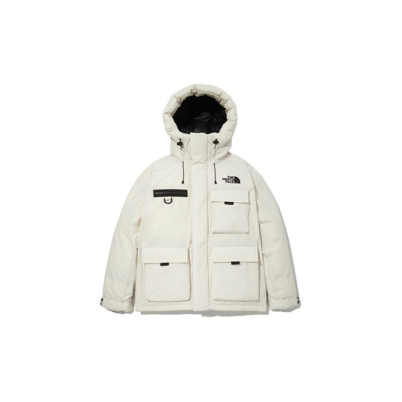 THE NORTH FACE Down Jackets Unisex Milk White POIZON