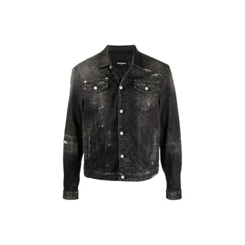 DSQUARED 2 Denim Jackets Men Black